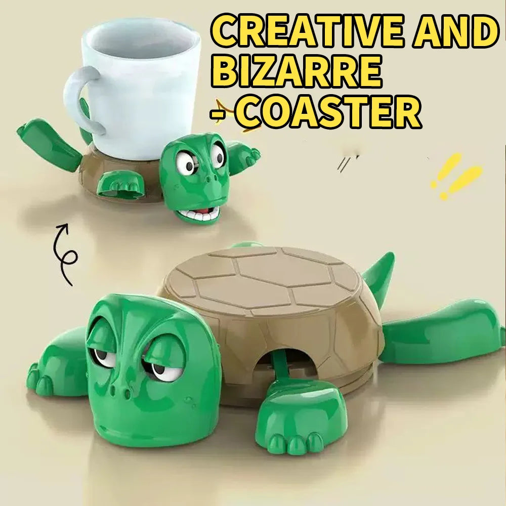 Turtle Silicone Coaster – Anti-Slip Heat-Resistant Drink Mat