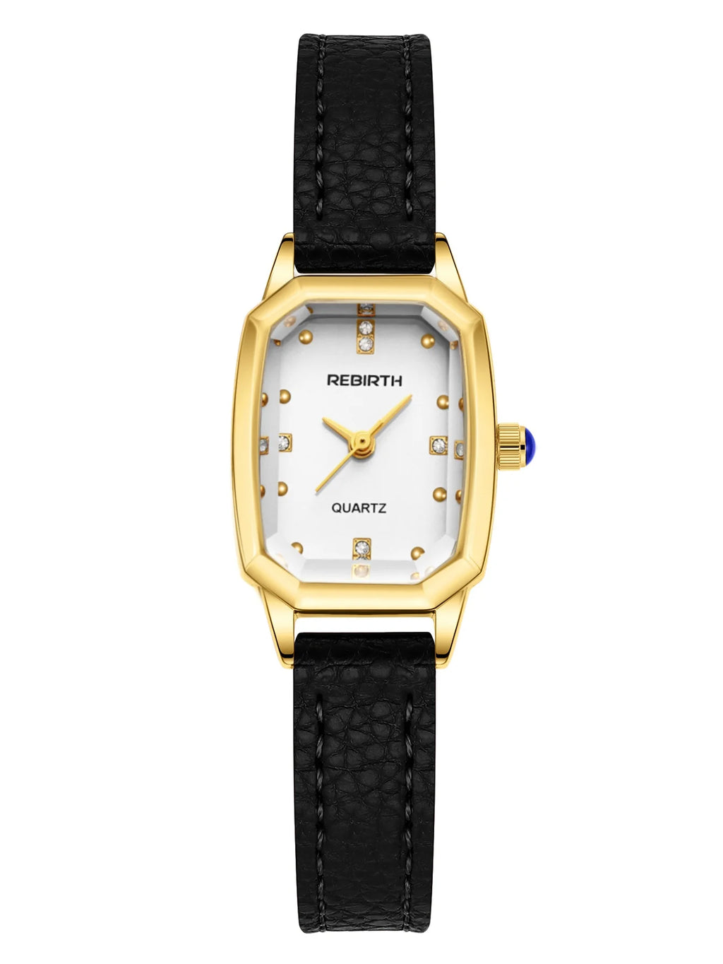 REBIRTH Retro Korean Fashion Leather Quartz Watch | Daily Wear Quartz Fashion Watch Nixie WHITE