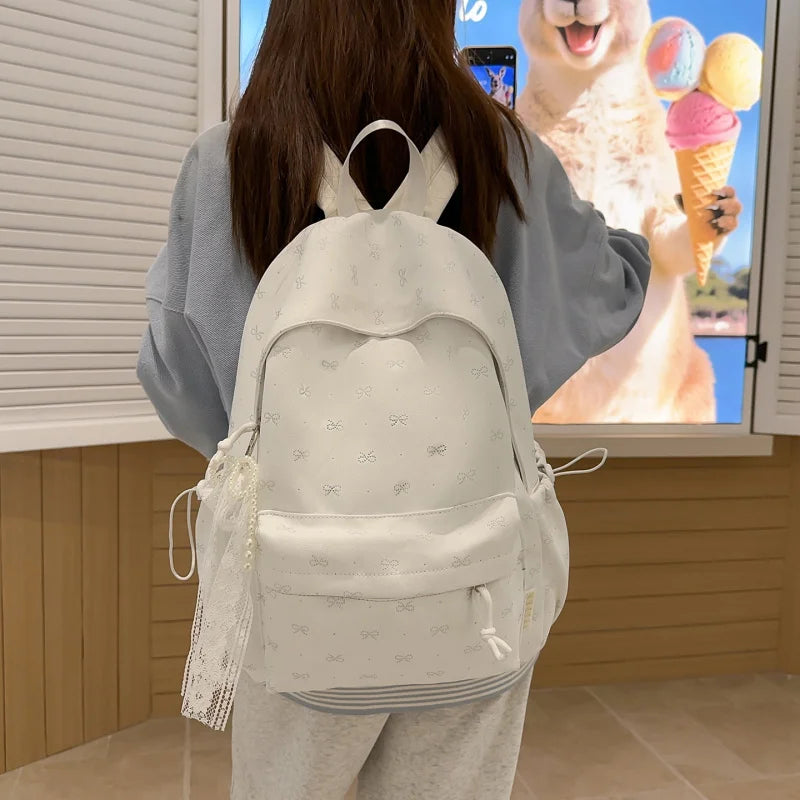 Korean Style Casual Backpack – Large Capacity Lightweight School Bag Student Backpack Nixie