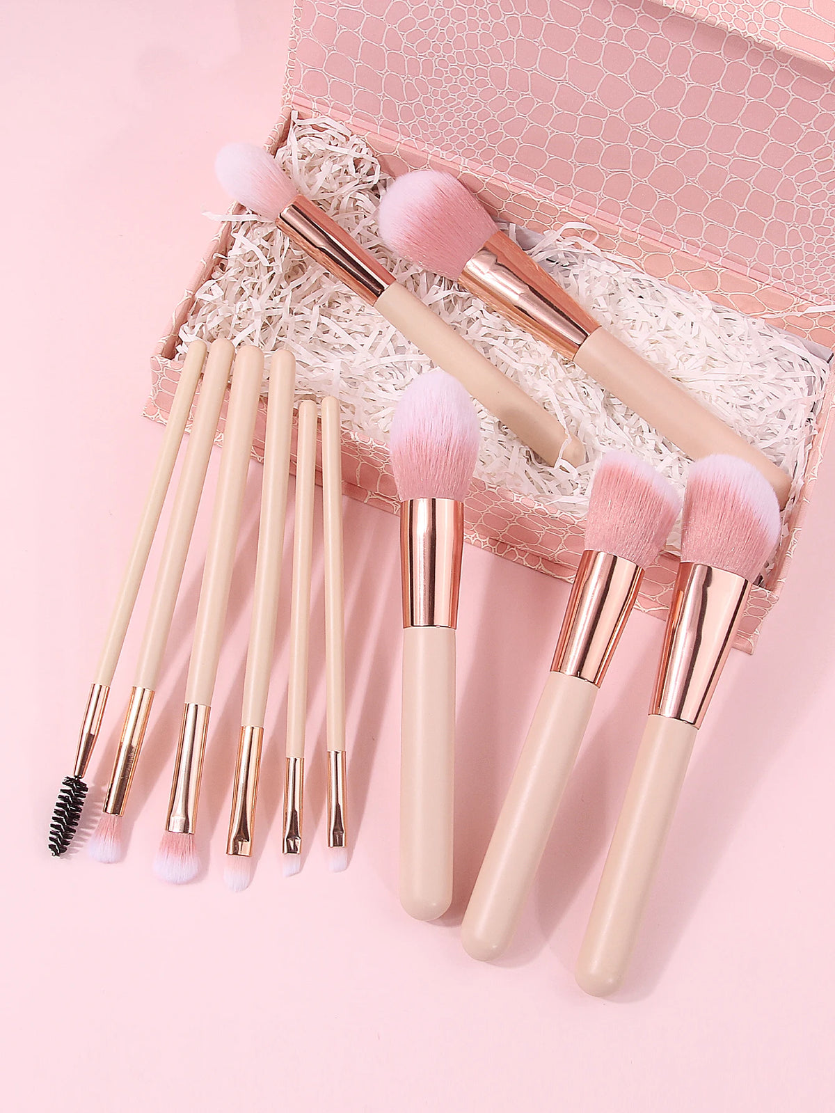 12-Piece Makeup Brush Set with Gift Box | Beginner & Travel Makeup Brush Set Nixie