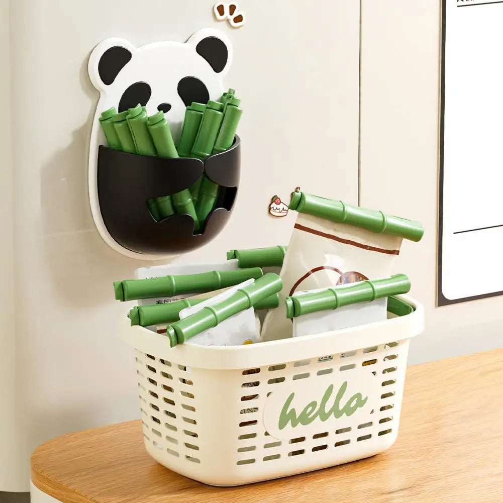 Panda Magnetic Sealing Clips & Fridge Organizer – 12 Clips Magnetic Bag Clips Nixie