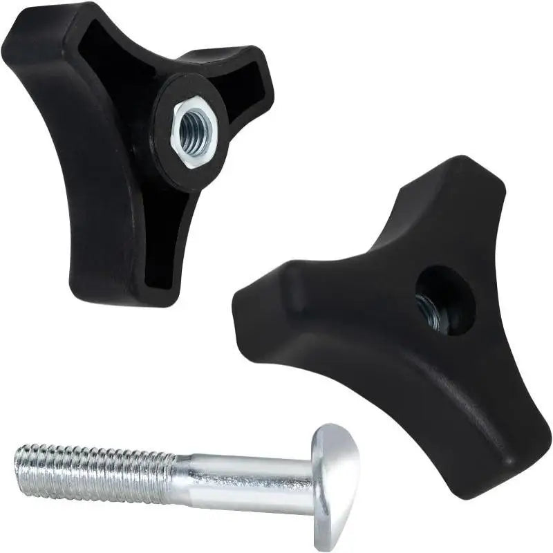 Plastic Triangle Knob Nut & Bolt Set for Lawn Mowers | DIY