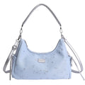 Korean-Style Blue Star Women's Large Tote & Crossbody Bag Women's Tote Bag Nixie Blue