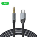 Rocoren USB-C to 3.5mm AUX Cable Hi-Fi Audio Adapter AUX Audio Cable Nixie 3M