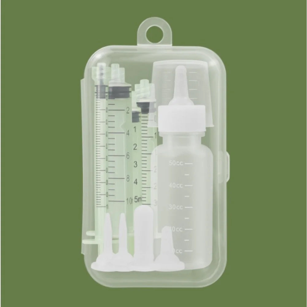 Newborn Kitten & Puppy Feeding Set – Bottles & Syringes Pet Nursing Kit Nixie
