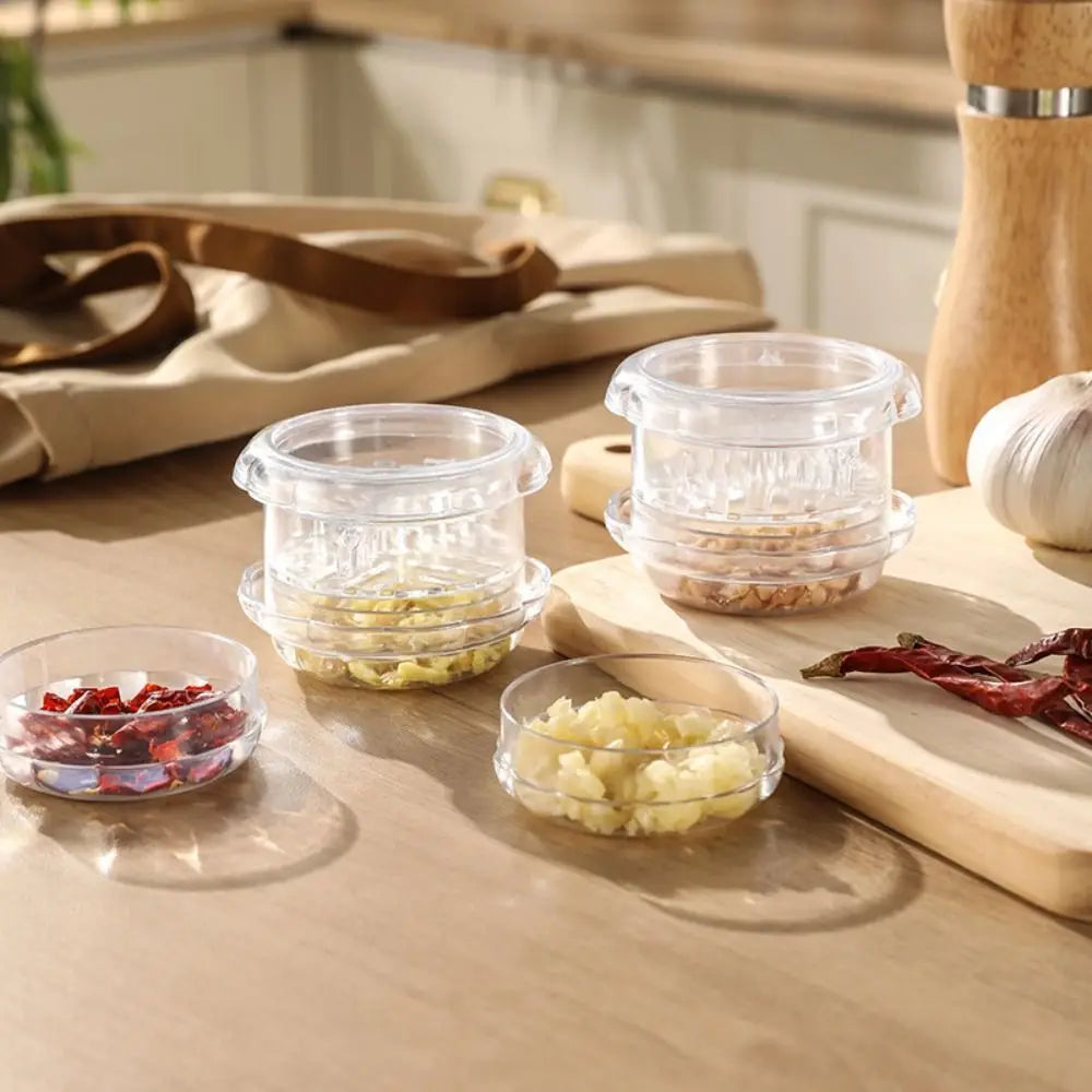 Transparent Garlic Press & Ginger Grater – Manual Kitchen Tool Garlic Press Grater Nixie