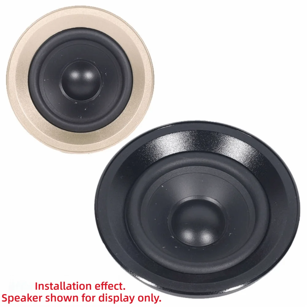 Speaker Trim Ring Bezel 3–8 Inch | Black Silver Gold ABS