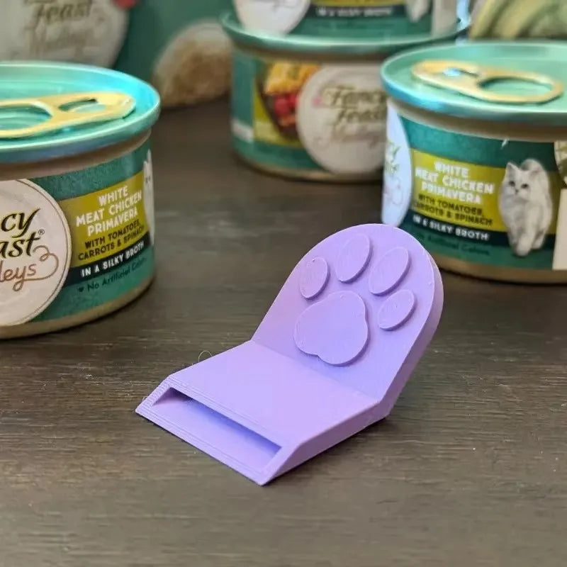 Plastic Pet Can Opener – Non-Slip Handle for Dog & Cat Food