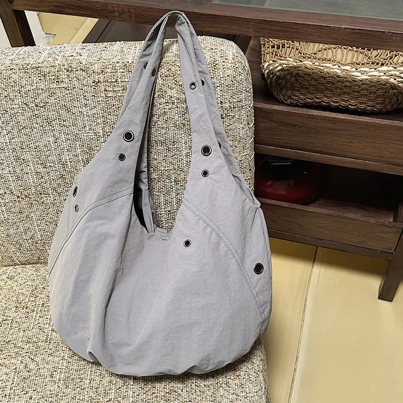 Large Capacity Canvas Nylon Women's Shoulder Tote Bag