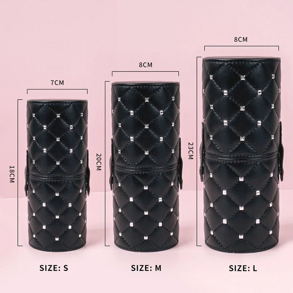 Black Diamond Square Makeup Brush & Nail Tool Storage Holder Makeup Brush Holder Nixie