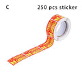 Fragile Handle With Care Warning Stickers 250pcs Roll Shipping Warning Stickers Nixie C