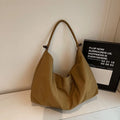 Nixie Retro Large Canvas Tote Bag | Korean Shoulder Bag Canvas Shoulder Tote Bag Nixie BB-588-Green Extra Large