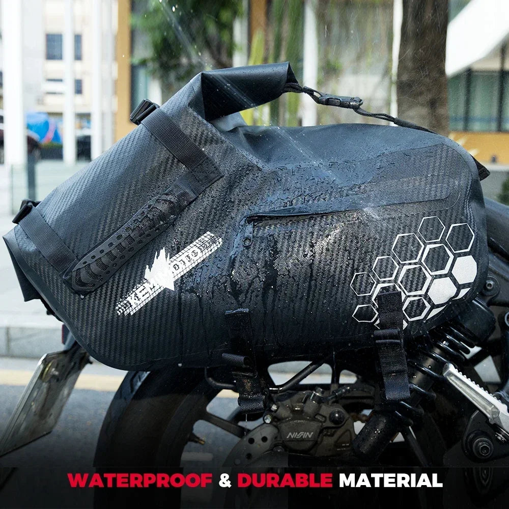 28L Waterproof Motorcycle Saddle Bags – Universal PVC Panniers Motorcycle Saddle Bags Nixie