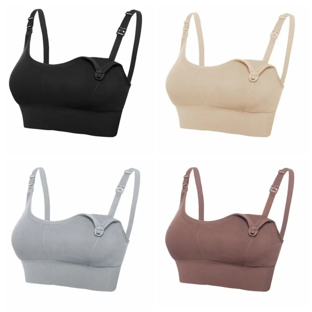 Nixie Seamless Wire-Free Nursing Bra – Soft Maternity Support