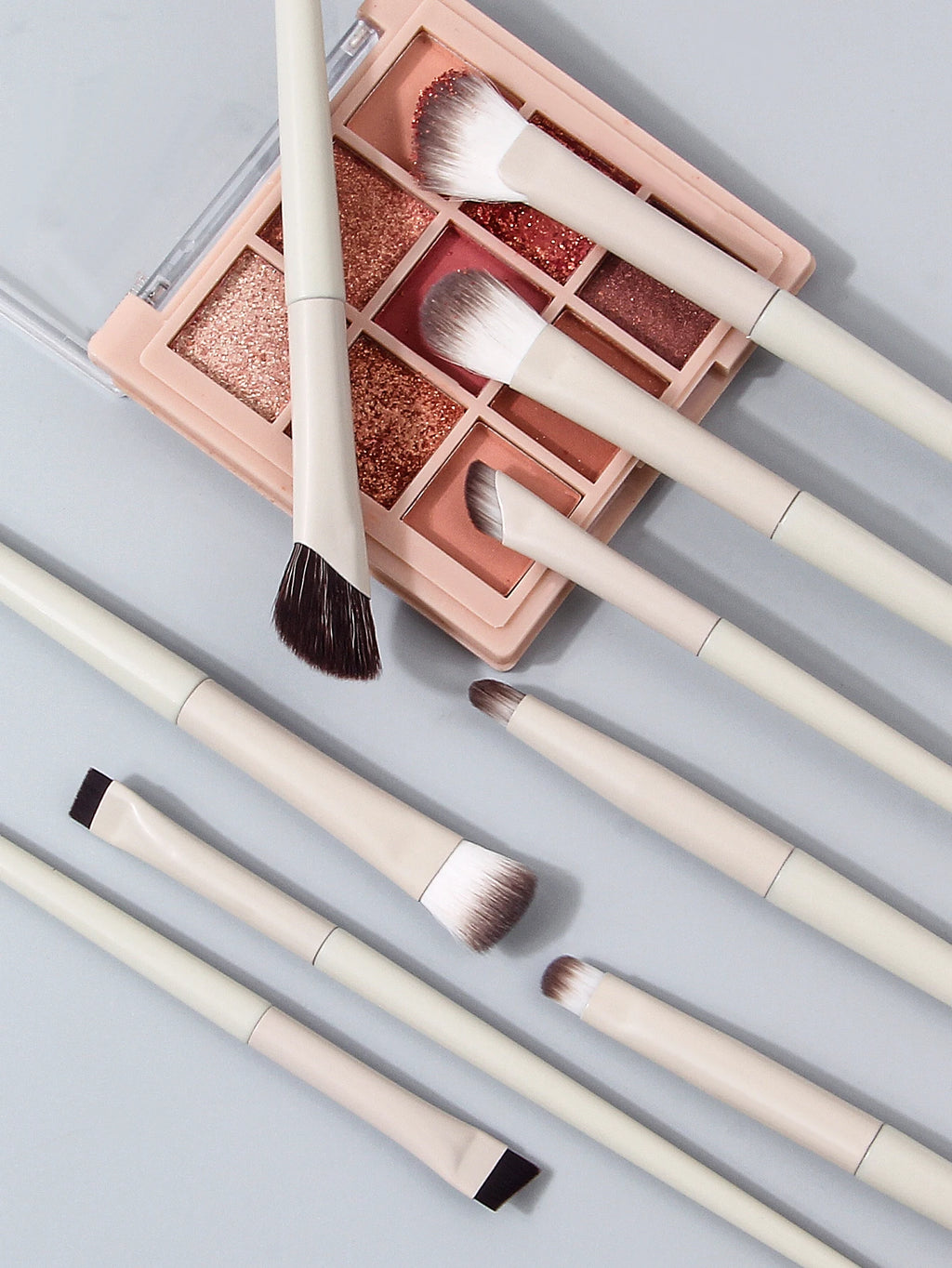 9-Piece Soft Eye Makeup Brush Set – Eyeliner & Eyeshadow Eye Makeup Brush Set Nixie