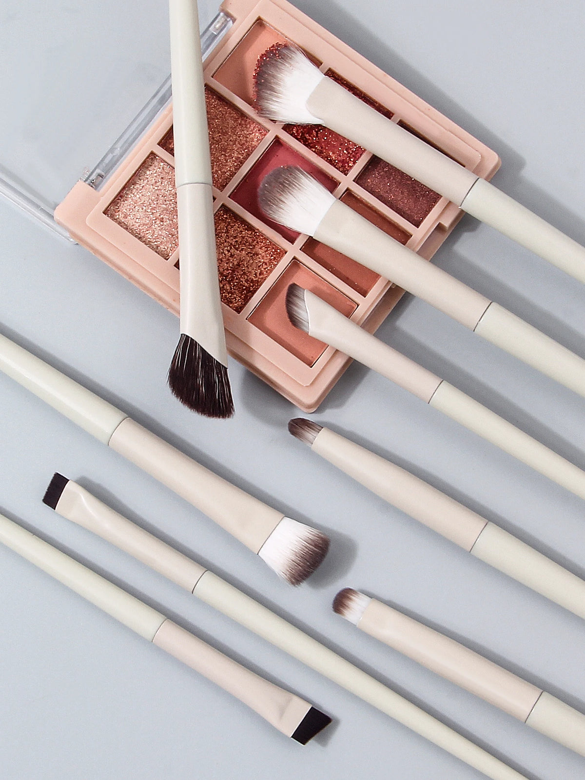 9-Piece Soft Eye Makeup Brush Set – Eyeliner & Eyeshadow Eye Makeup Brush Set Nixie