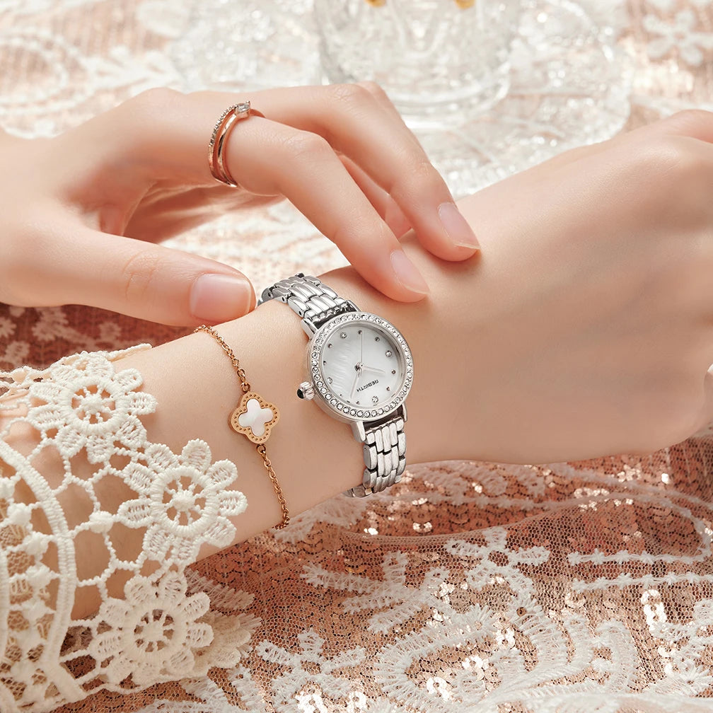 Rebirth Retro Oval Gold Women's Quartz Watch – Roman Numeral