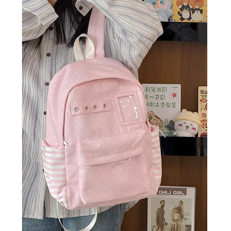 Forest-Themed Backpack – Cute College School Bag for Women