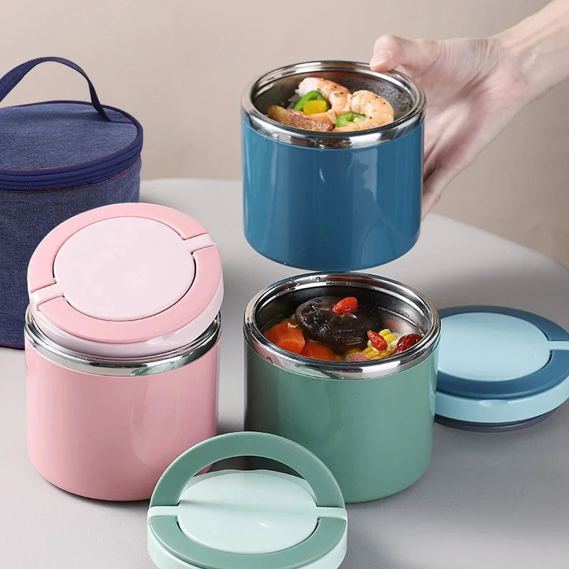 Nixie 630ml Stainless Steel Insulated Lunch Box Thermos Jar