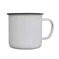 Vintage Enamel Mug with Handle – 120–500ML Retro Cup Enamel Mug Nixie White 6