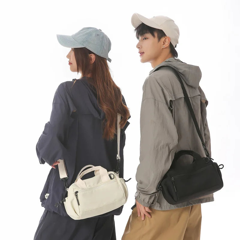 Women's Water-Resistant Nylon Crossbody Shoulder Bag | 5 Pockets