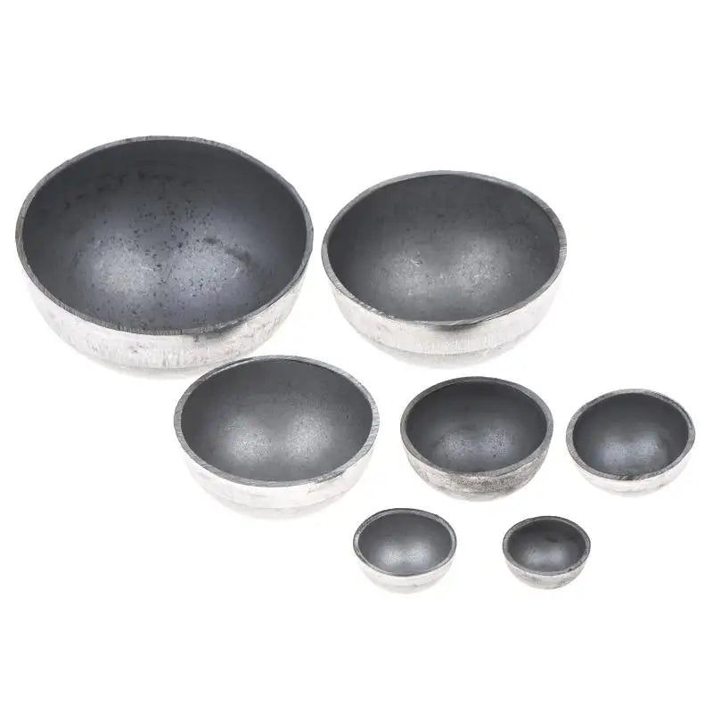 Hollow Iron Hemisphere Domes 2Pcs – 17–60mm Weldable Decor Decorative Iron Dome Nixie
