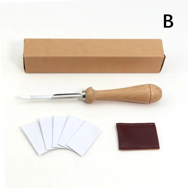 French Bread Lame Scoring Knife – Curved Blade & Wood Handle Bread Scoring Lame Nixie B