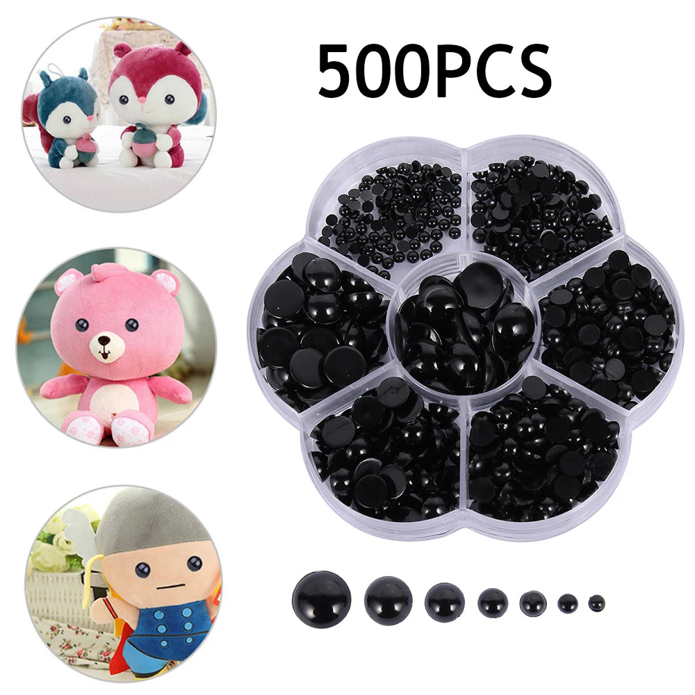 150/500 Pack Safety Eyes for Stuffed Animals, Bears & DIY Crafts Doll Craft Eyes Nixie