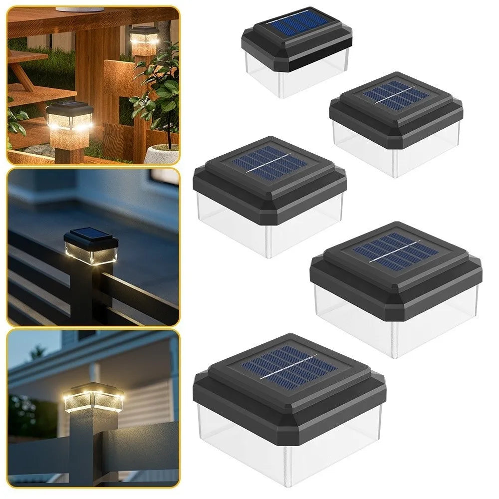 IP65 Solar LED Post Cap Light – Waterproof Outdoor Fence Lamp Solar Fence Light Nixie
