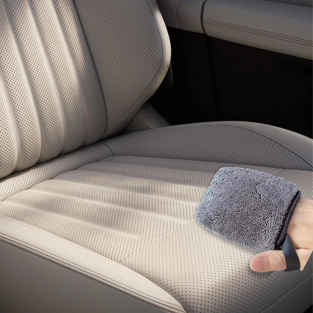Double-Sided Car Washing Mitt Gloves – Dashboard & Seats Car Cleaning Mitt Nixie