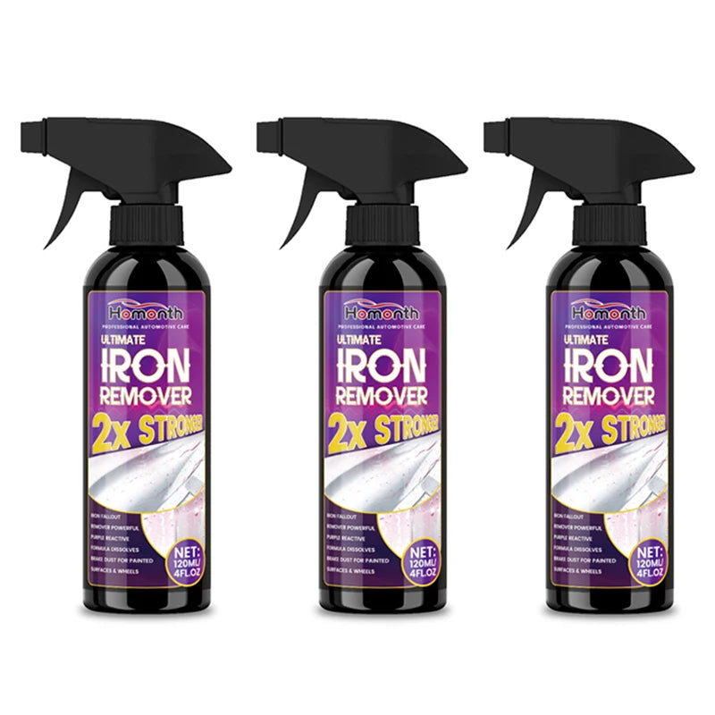 120ml Rust Remover Spray – Car Wheels, Metal & Bike Tools Rust Remover Spray Nixie 3 PCS