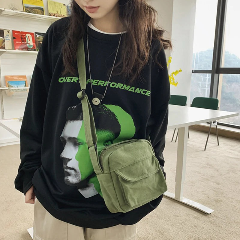 Canvas Shoulder Crossbody Hobo Bag for Women – Casual Daily Canvas Shoulder Bag Nixie