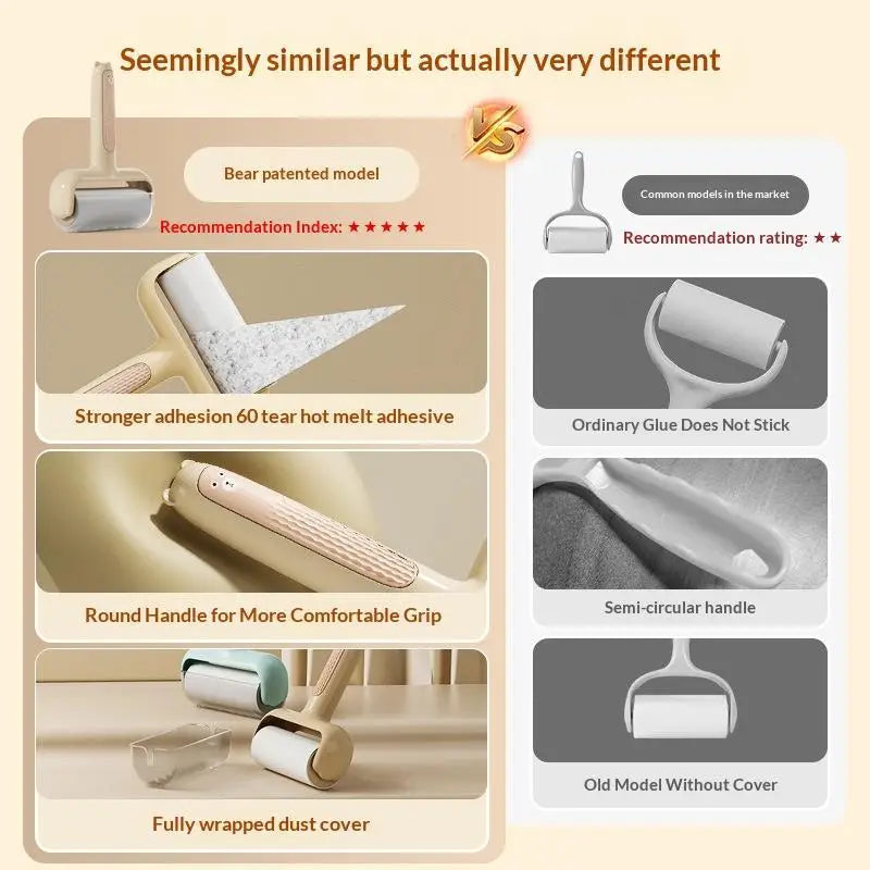 Pet Hair Lint Roller – Extra Strong, 10cm Wide | Fur Remover Pet Hair Lint Roller Nixie