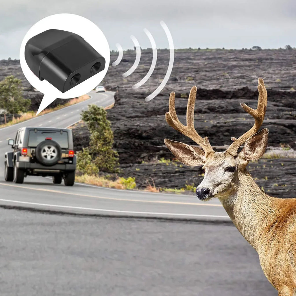 4-Pack Deer Warning Whistles – Weather-Resistant Animal Alert Car Animal Alert Nixie
