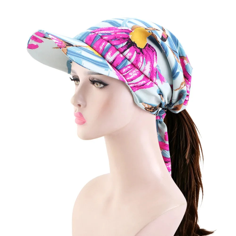 Vintage Printed Baseball Cap Breathable Bandana Hat | One Size Baseball Cap Nixie 5