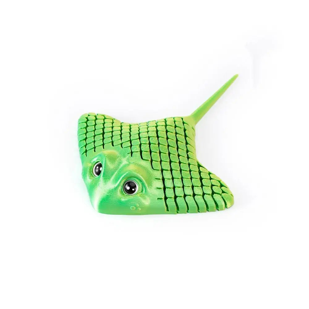 3D Printed Manta Ray Figurine – Movable, 10 Colors | Nixie