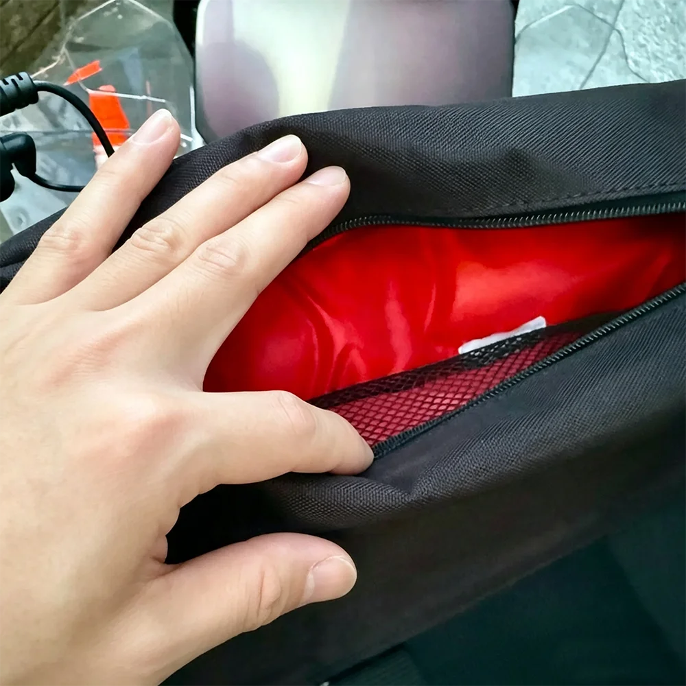 Universal Motorcycle Handlebar Bag – Touchscreen Navigation Pocket