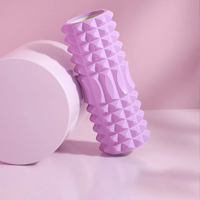 Foam Muscle Roller – Deep Fascia Massage for Fitness & Yoga Foam Massage Roller Nixie Rose powder 30cm