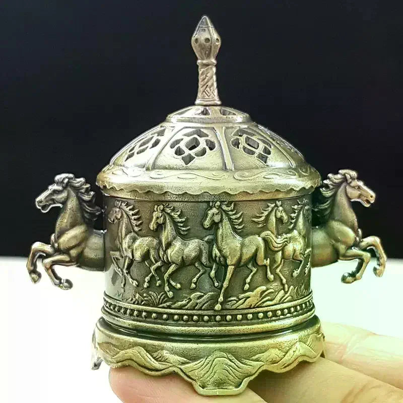 Alloy Hollow Incense Burner – Zen Aromatherapy & Tea Décor Incense Burner Nixie