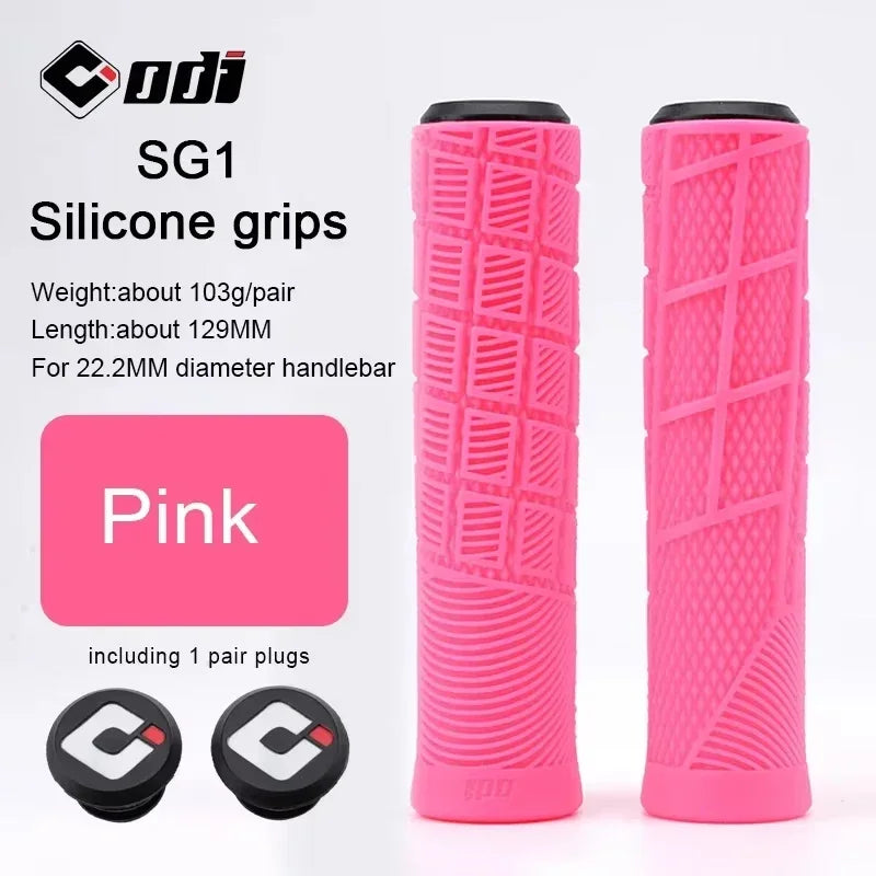 ODI Silicone MTB Bike Handlebar Grips – BMX & Folding Bike Bike Handlebar Grips Nixie SG1-Pink