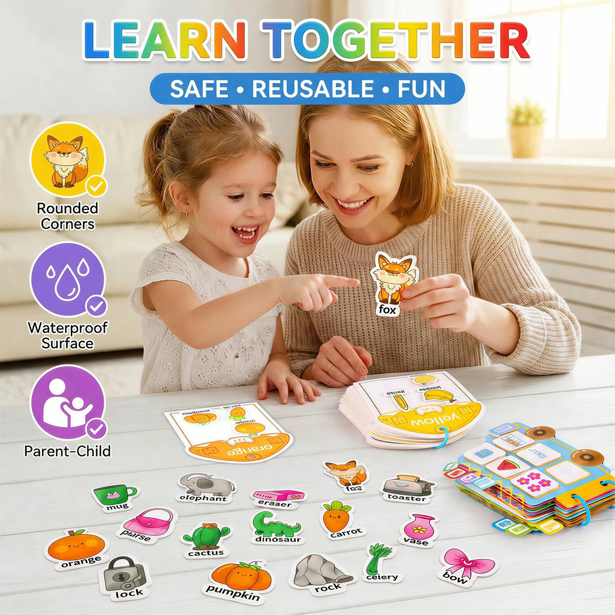 Montessori Busy Book Set – Color & Number Learning for Kids Educational Activity Book Nixie
