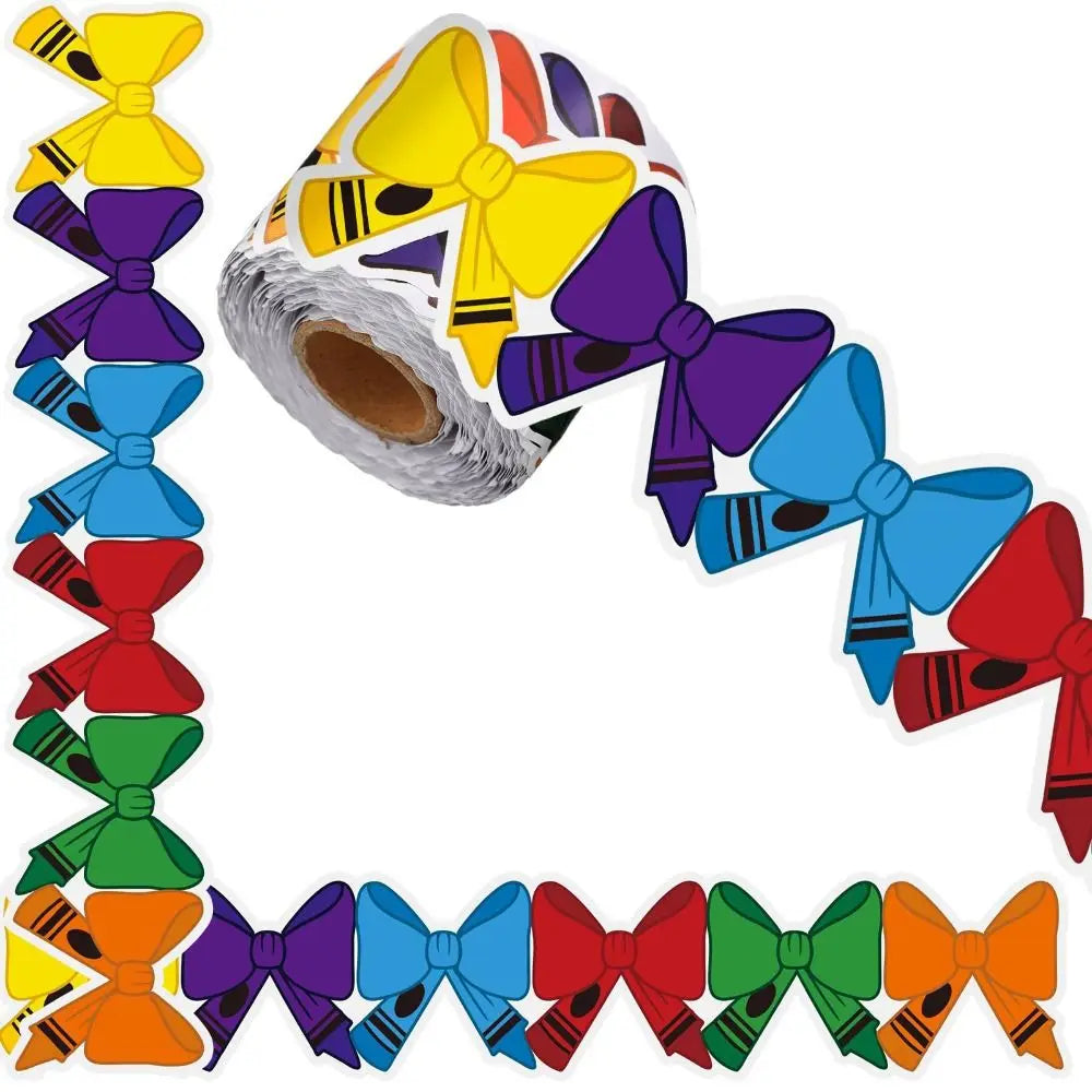 Cartoon Bulletin Board Border Sticker Roll 10m – Classroom Decor Wall Border Sticker Nixie