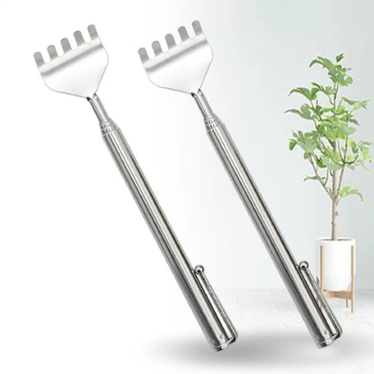 Extendable Stainless Steel Back Scratcher – Portable Tool