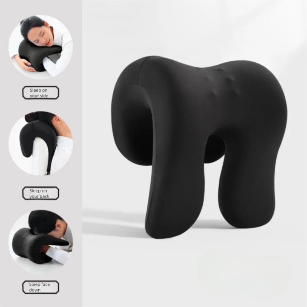 Memory Foam Nap Pillow – Ergonomic Neck Support for Desk & Travel
