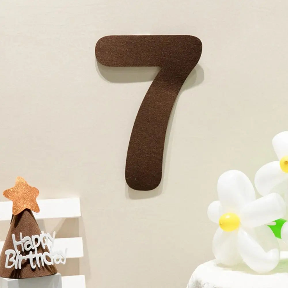 Happy Birthday Felt Banner Garland Party Decoration Bunting