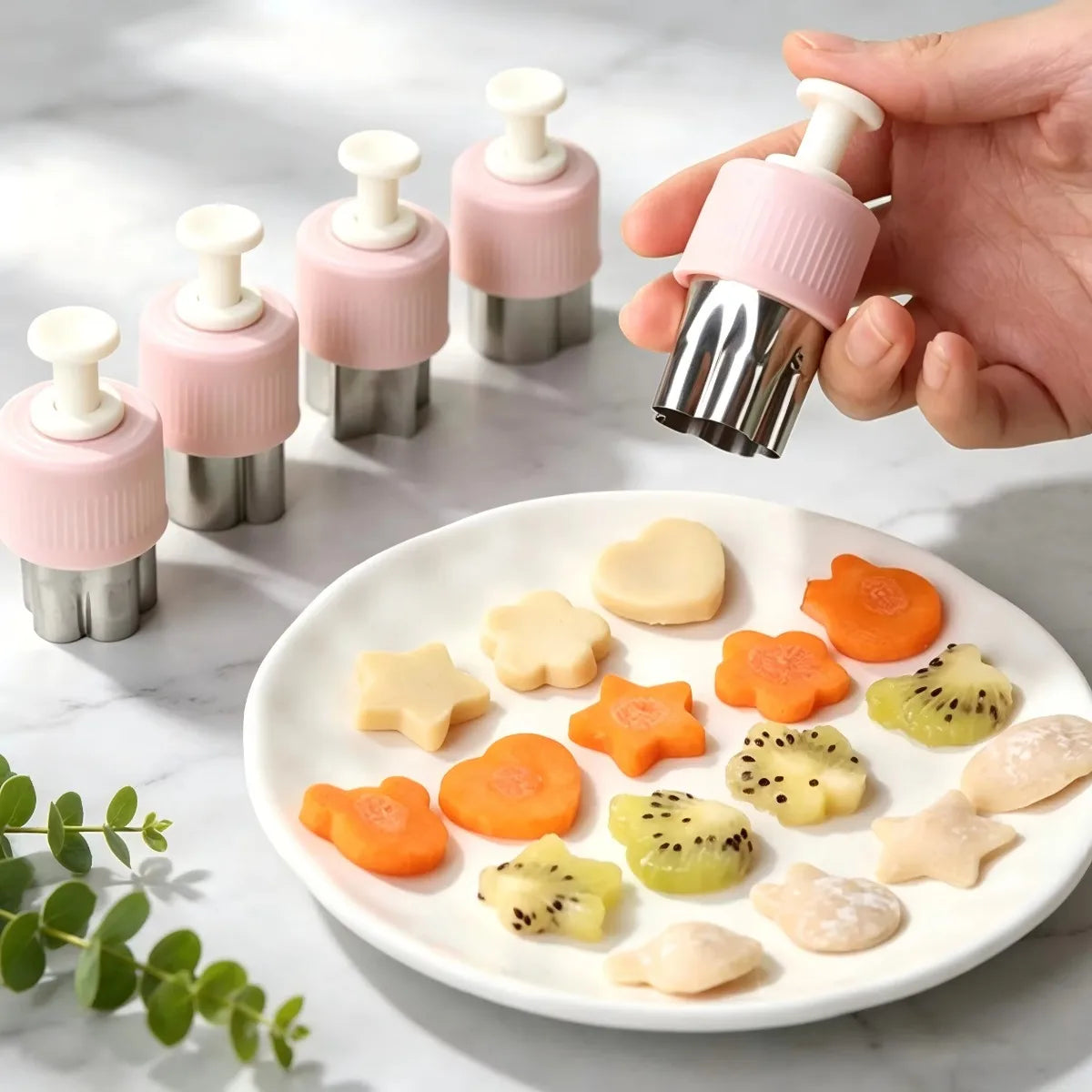 8-Pc Mini Stainless Steel Food Cutters – Bento & Baking Molds Food Cutter Molds Nixie