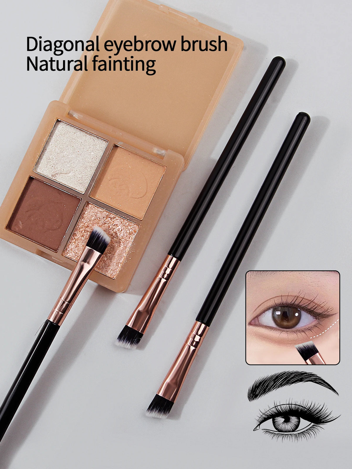 Ultra-Fine Eyeliner & Eyebrow Brush Set – 6 to 30 Pcs
