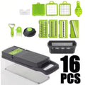 16-in-1 Vegetable Chopper Slicer Dicer Grater – Stainless Steel Vegetable Chopper Slicer Nixie 1SET