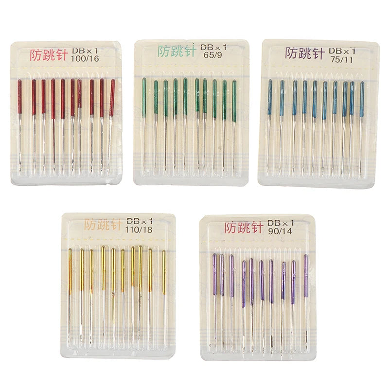 10PCS Anti-Jump Stretch Fabric Sewing Needles – Elastic Cloth Sewing Needles Nixie