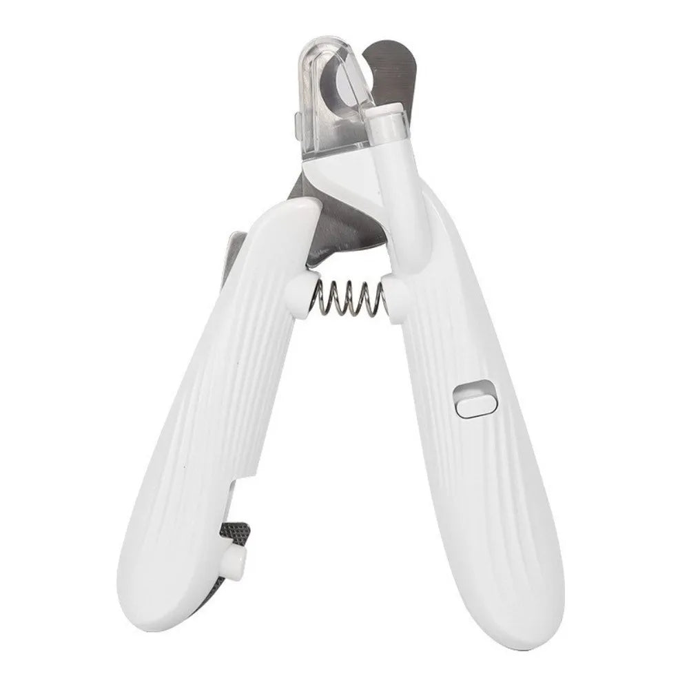 LED Pet Nail Clipper with Over-Cut Prevention & Safety Guard